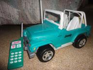 Barbie remote control jeep