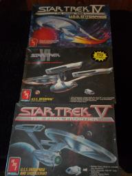 Star Trek IV/V/VI models  '86'89'91
