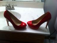 Charlotte Russe Dark Red Heels