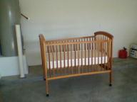 Near-New High-Sides Baby Crib