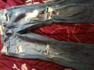 Distressed and Destroyed Hollister Cali Flare Jeans Size 7L