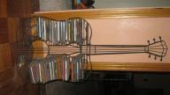 wire guitar shaped cd holder