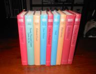 Set of 9 Classic Hard Cover Novels