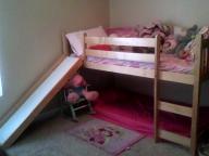 Bunk bed with slide