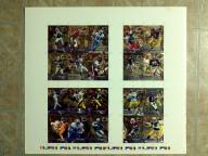 Wild Card 1993 Stat Smashers Uncut Sheet NFL Football Cards