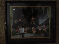 Autographed Original Sopranos cast framed picture
