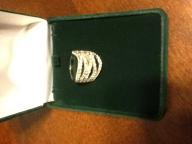 Dinner Ring w/5 rows of CZs. PRICE REDUCED $15