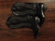 MIA Black Leather Cowboy Boots Size 6