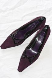 Purple Linea Paolo heels size 6 retail $325.00 used once