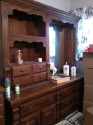 Large Dresser drawer with Upper level mirror/shelf and drawers