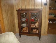 1902 cabinet..glass front