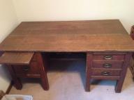 Vintage Wood Desk-owned by Dan Freeman $200
