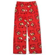 ANGRY BIRDS Boys Red Super-Soft Fleece Lounge Pants Pajamas