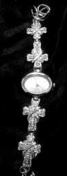 Silver Cross Watch