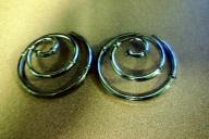 Hairagami - Spring Rings in Silver