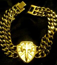 Shield Cross Bracelet