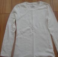 Girls Justice Long sleeved white shirt