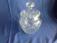 Lead Crystal Ginger Jar Candy Dish with lid