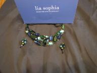 Lia Sophia Necklace w/matching Ear Rings