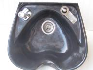 Used Belvedere Cast Iron Black Shampoo Bowl