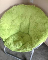 Green moon chair