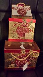 Hand Crafted decorative christmas wooden boxes