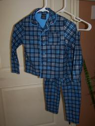 2 pc. blue pajamas size 8