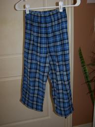 Super soft blue plaid pajama pants size 8