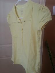 Old Navy girls yellow shirt size 7-8