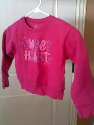 Hot Pink girls sweater size 5-6/6x