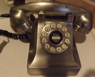 Stainless Steel Old Fashioned Desk Telephone