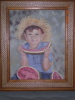 Painting Boy eating Watermelon
