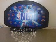 garage basketball backboard