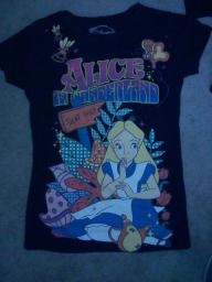 Alice in Wonderland Juniors Tee