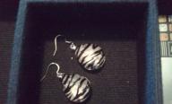 Zebra Looking Fashion Earrings