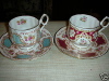 Antique china tea cups