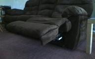 Recliner Sofa in Chocolate 1 year new