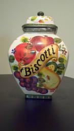 Large Biscotti Jar