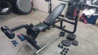 Weight Bench and Weight Set