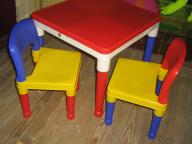 Child's table and 2 chairs