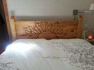 Hand Carved King Size Headboard