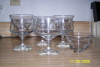 Princess House - crystal glasses w/ inserts
