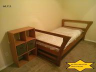 Pillow top twin bed