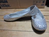 Silver Studded Faded Glory Flats