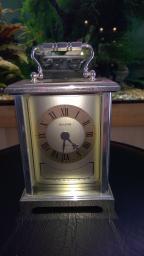 Vintage BULOVA CLOCK , brass and plastic Made In west Germany