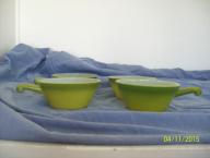 Set of four Anchor Hocking Fire King Chili Soup Bowls