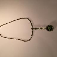 Green with Envy Drop Necklace