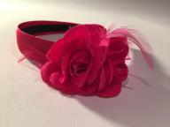 Pink Rosette Silk Headband