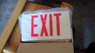 LIGHTED EXIT SIGN