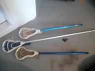 set of three lacrosse stix